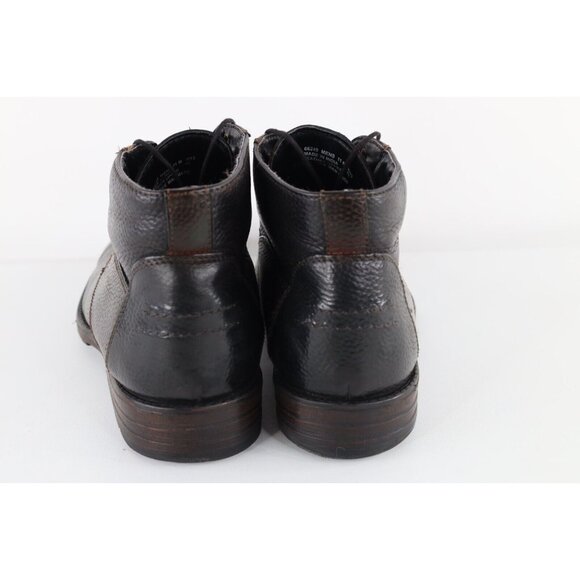 Vtg Clarks Mens 12 Distressed Pebble Grain Leather Ankle Chukkas Chukka Boots main image 9
